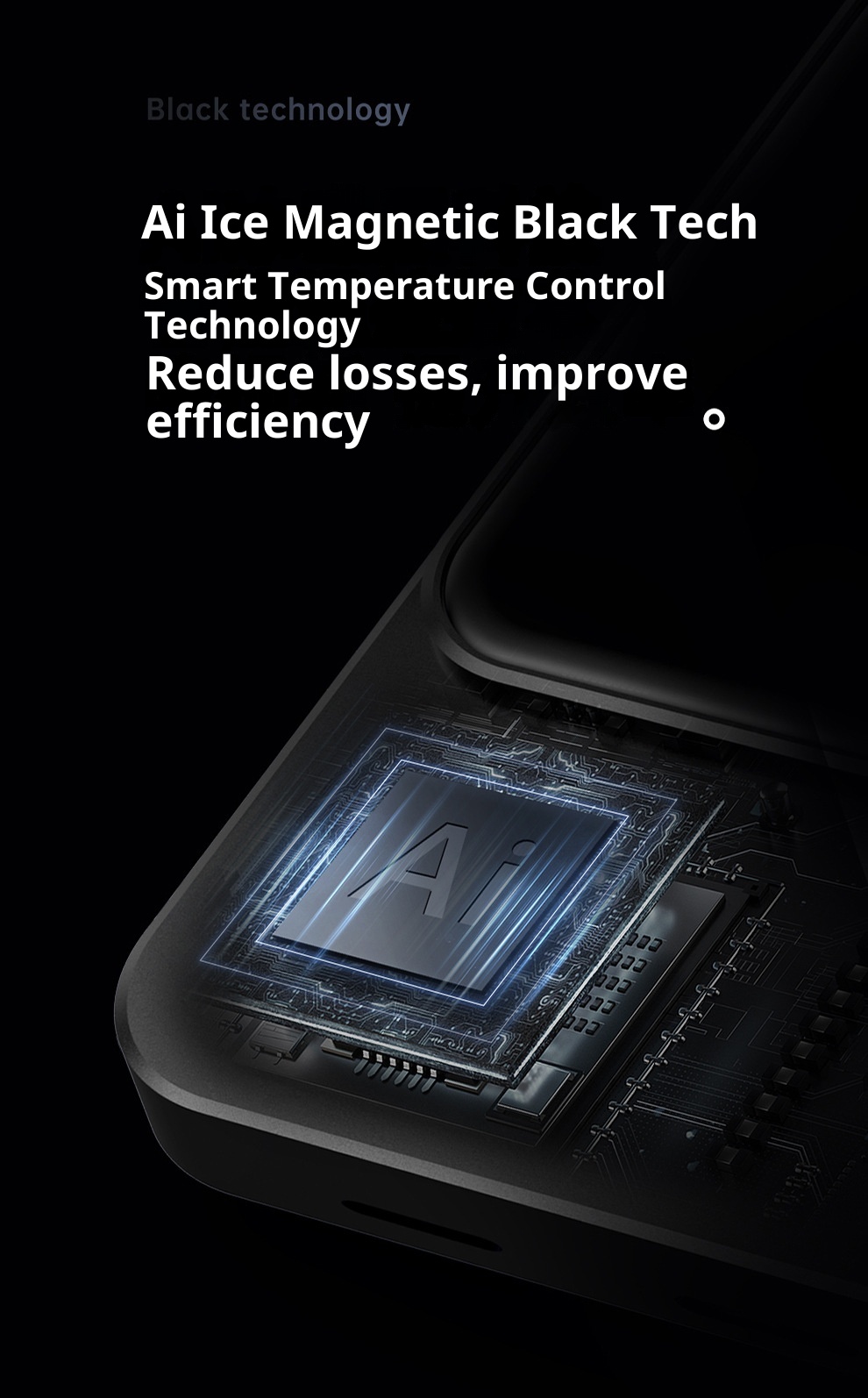 techglobe Magnetische Powerbank 10000mAh Ultradünn Praktisch Kabelloses Schnellladen Clip-on Mobile Power Großhandel_voghion.com