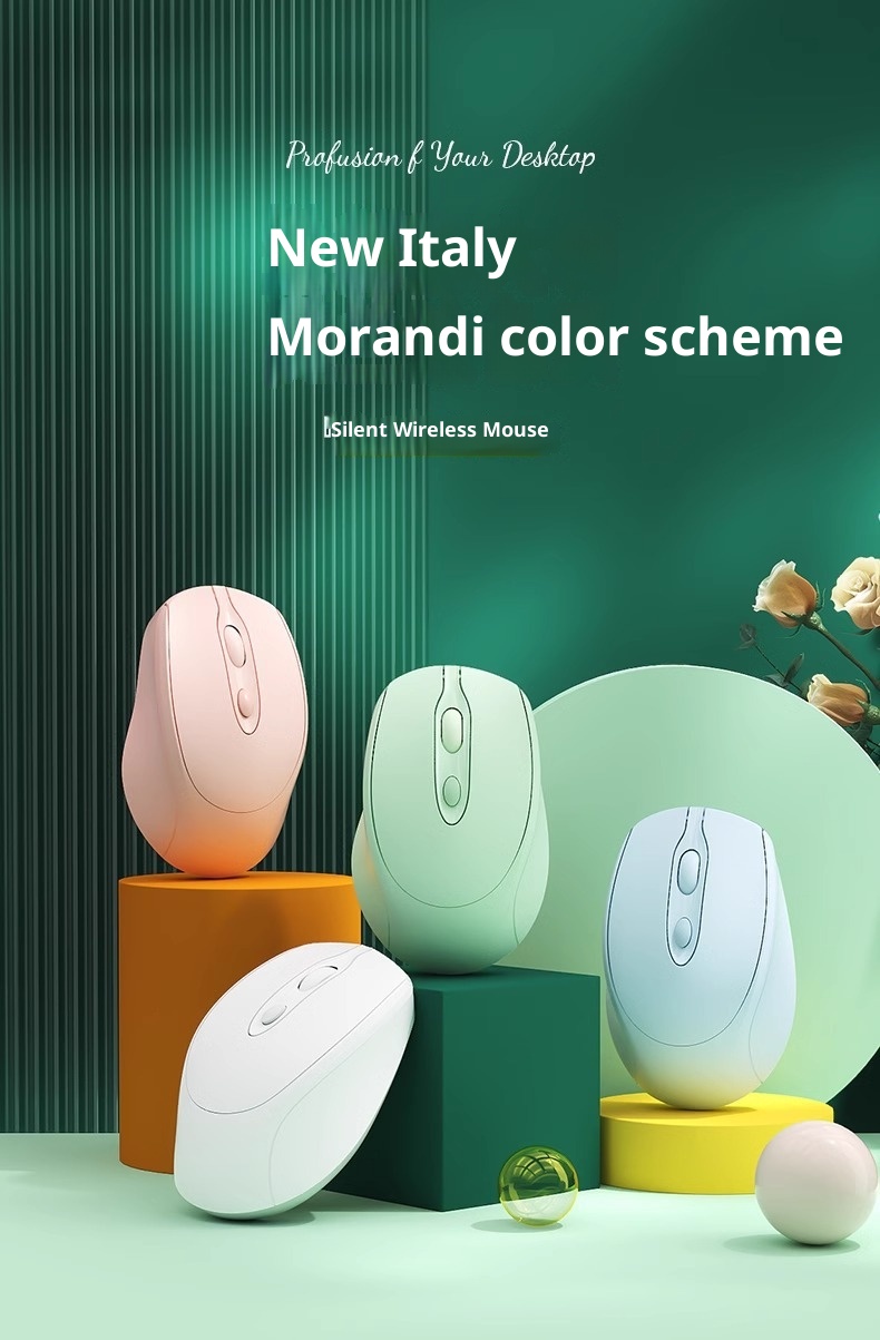 Digitex Digitex Suitable For Laptop Silent Bluetooth Rechargeable Mouse Office Wireless Dual Mode_voghion.com