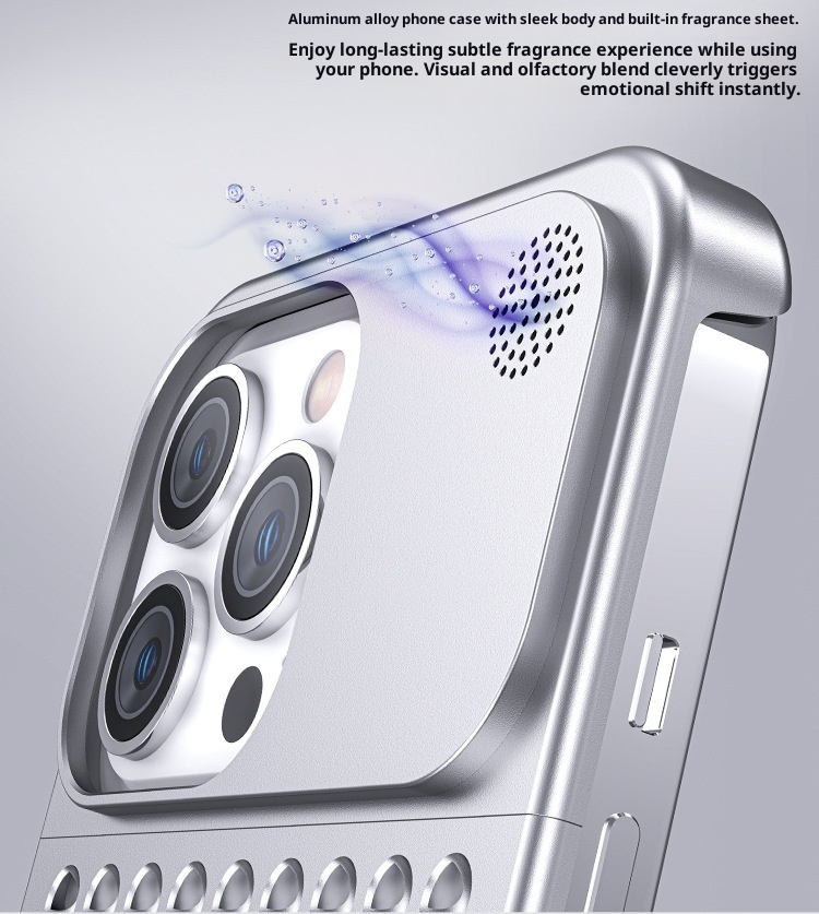 TechGlobe Suitable For 13 Heat Dissipation Metal Protective Anti-drop Aluminum Alloy IPhone 14 Pro Max Phone Case_voghion.com