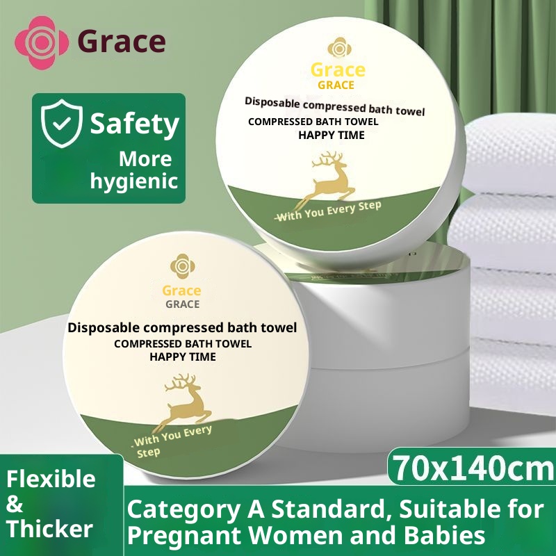 Lillian Jie Liya Extra Large Thickened Compressed Disposable Portable Travel Bath Towel Set For Hotels And Beauty Salons_voghion.com