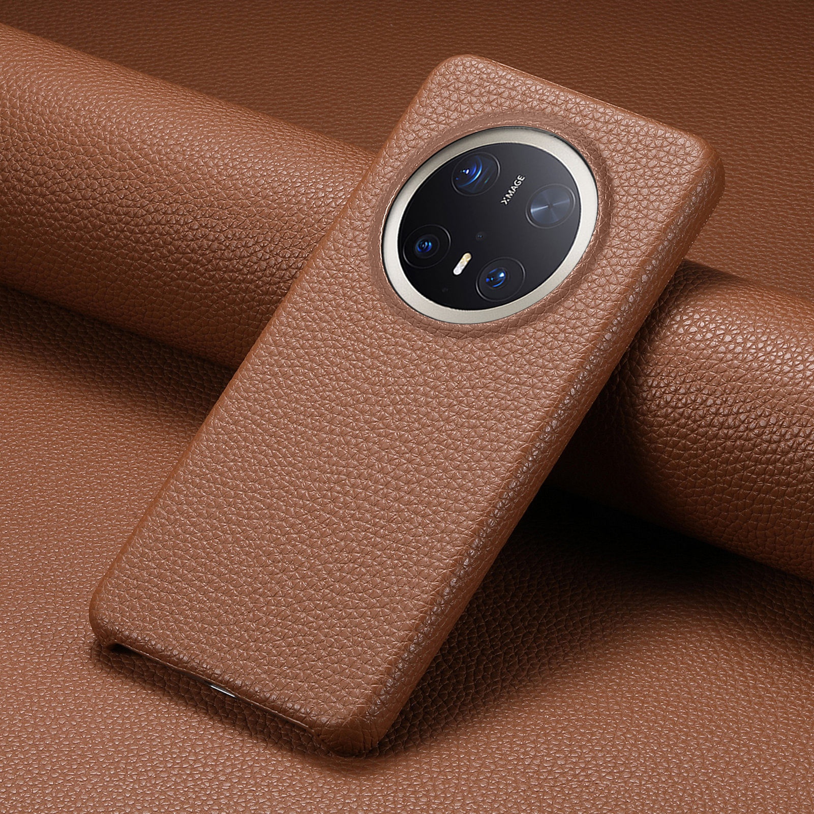 TechGlobe Hochwertiges Lych-Grain-Glattleder, hautfreundlich, kompatibel mit Mat70, groß, stoßfest_voghion.com