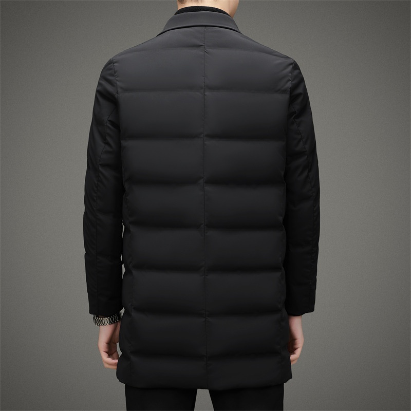 Herren-Businessjacke mit Stehkragen, mittellang, trendig_voghion.com