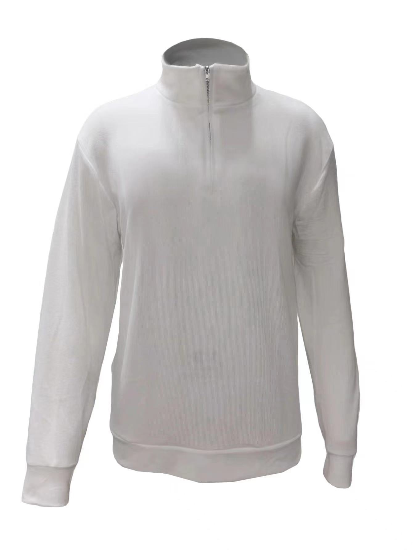 Erkek Çocuk Erkek Çocuk 2023 Yeni Yarım Fermuarlı V Yaka Örme Erkek Günlük Kazak Polo Tişört Toptan_voghion.com