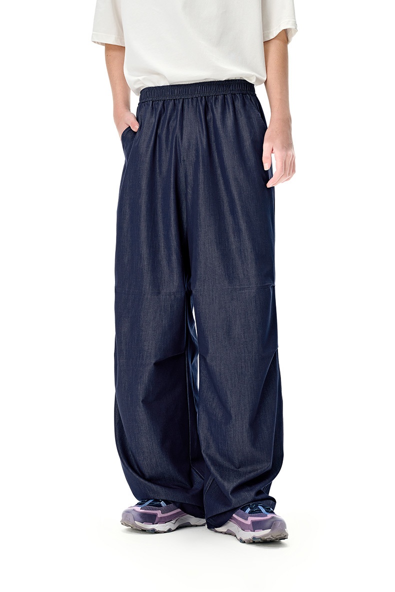 boy Boy Jie Zhan Men's Clothing|Ice Denim Air Conditioning 2025 Spring Summer New Quick-Dry Cool Wide-Leg Casual Ice_voghion.com