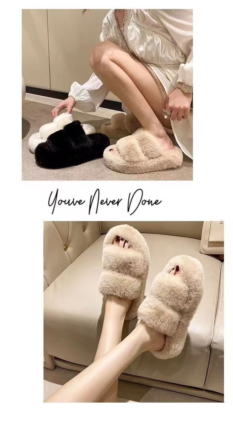 Zees Autunno Inverno Cotone Per Donna, Abbigliamento Outdoor, Foderato in Pile, Piedi, Stile Fata, Calde Scarpe da Coppia con Plateau Pelose per Interni Casa_voghion.com