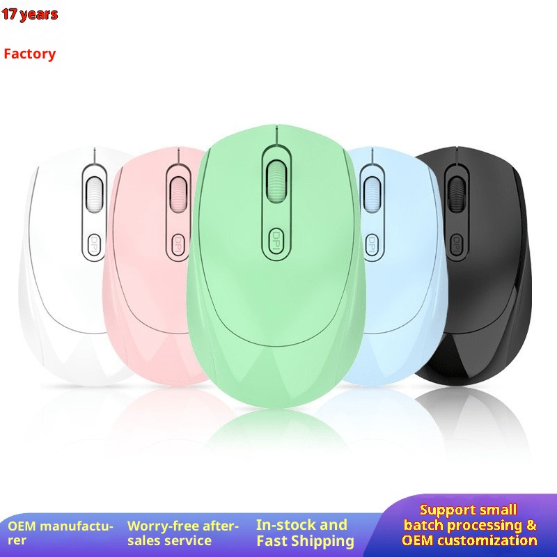 Techglobe Qinchuangyuan 256 Maus, wiederaufladbar, Bluetooth, Macron, mehrfarbig, Typ-C, leise, kabellos, Dual-Modus_voghion.com