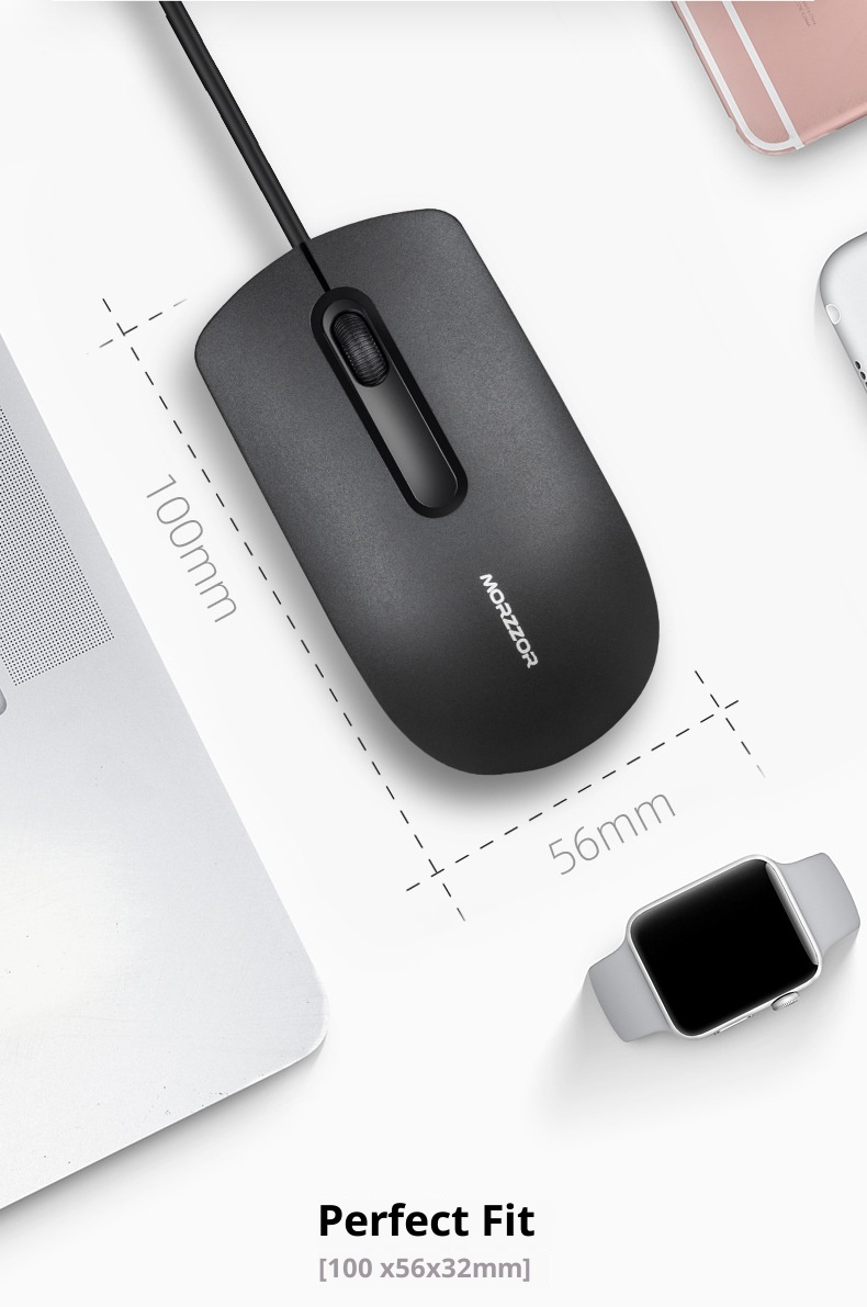 Techglobe New Private Model Wired Gaming Laptop Desktop Office Mouse Silent Design_voghion.com