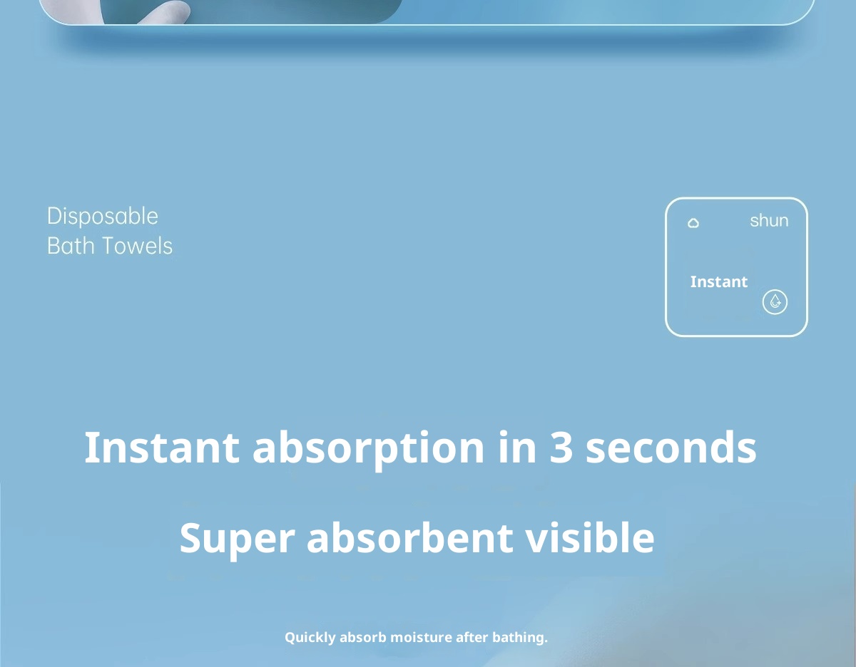 Lillian Badi High Bath Travel Asciugamano monouso singolo confezionato singolarmente in puro cotone, spesso, ingrandito, forniture alberghiere_voghion.com