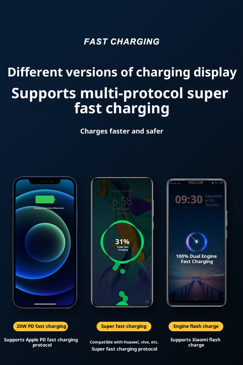 TechGlobe all'ingrosso 50000mAh 80000 Bank Ultra grande capacità alimentatore mobile per esterni originale 120W ricarica rapida Dropshipping_voghion.com