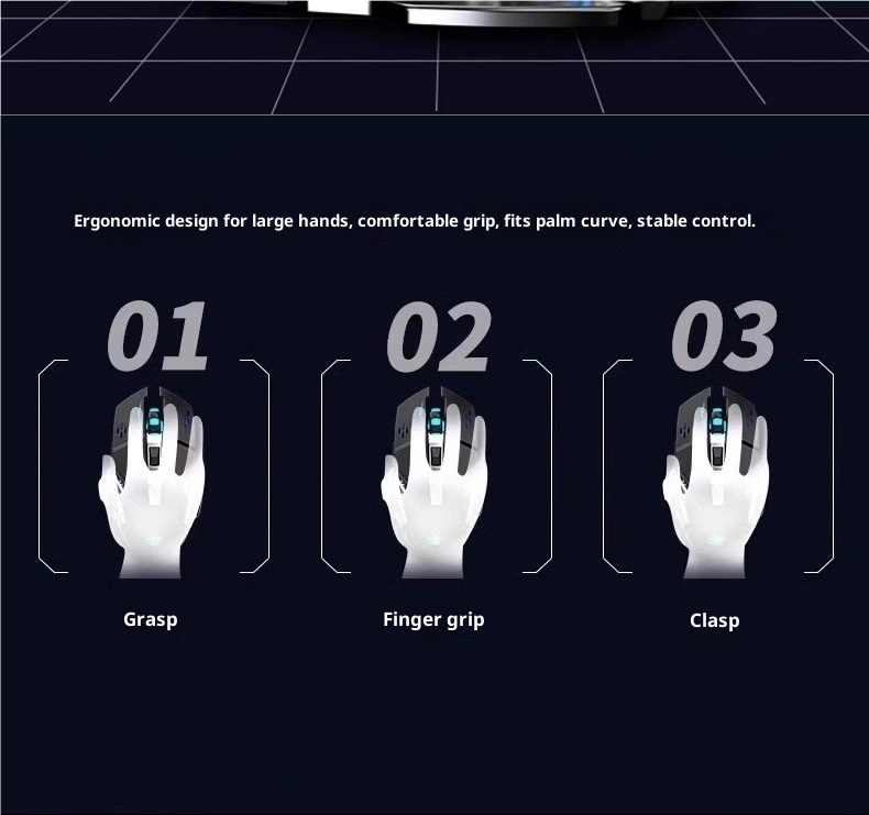 Digitex Digitex Wireless Bluetooth Mechanical Silent Rechargeable Laptop Desktop Gaming E-sports Office Mouse_voghion.com