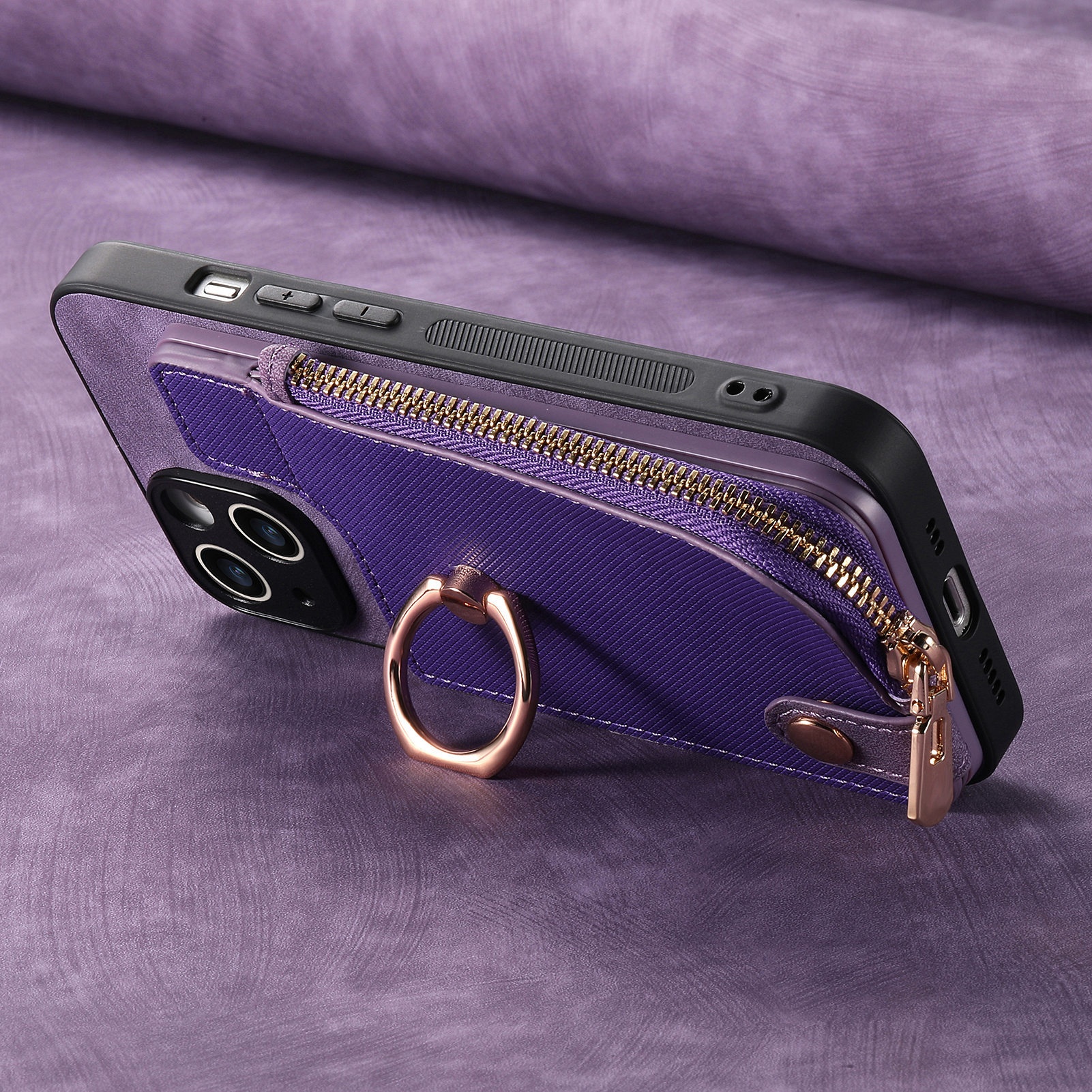 TechGlobe Cross-Border Compatible Samsung Galaxy S25 Ultra Retro Flip Cover Phone Case With Card Slot And Coin Pocket A55/A16_voghion.com