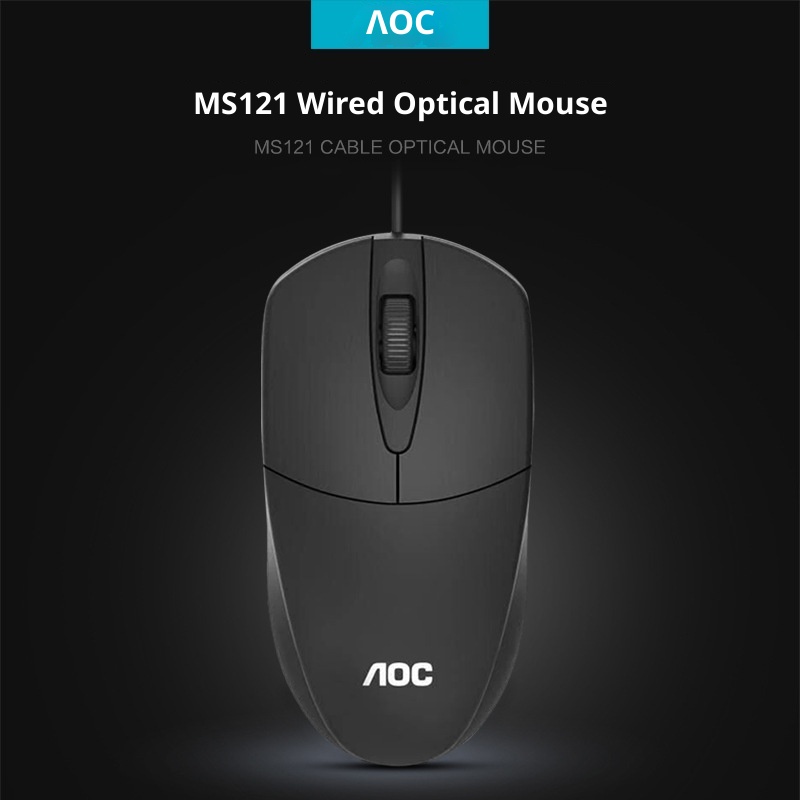 Techglobe AOC MS121 Wired USB Wholesale Home Office Business Laptop Desktop Computer Mouse Manufacturer_voghion.com