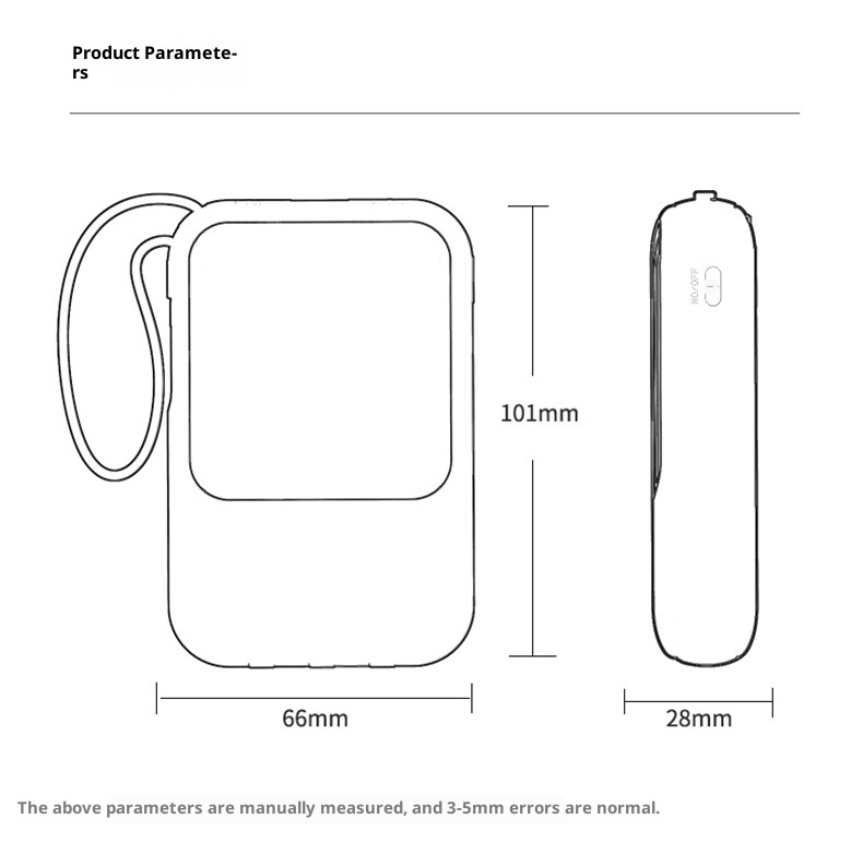 techglobe 20000mAh Gift Wholesale With Built-in Cable Digital Display Portable Large Capacity Power Bank_voghion.com