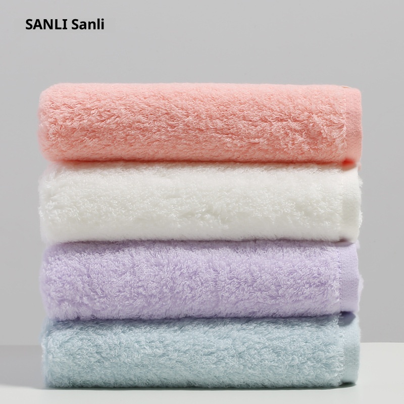 Lillian Sanli Pure 50s Long Staple Cotton Non-twisted Couple Gift Adult Face Towels_voghion.com