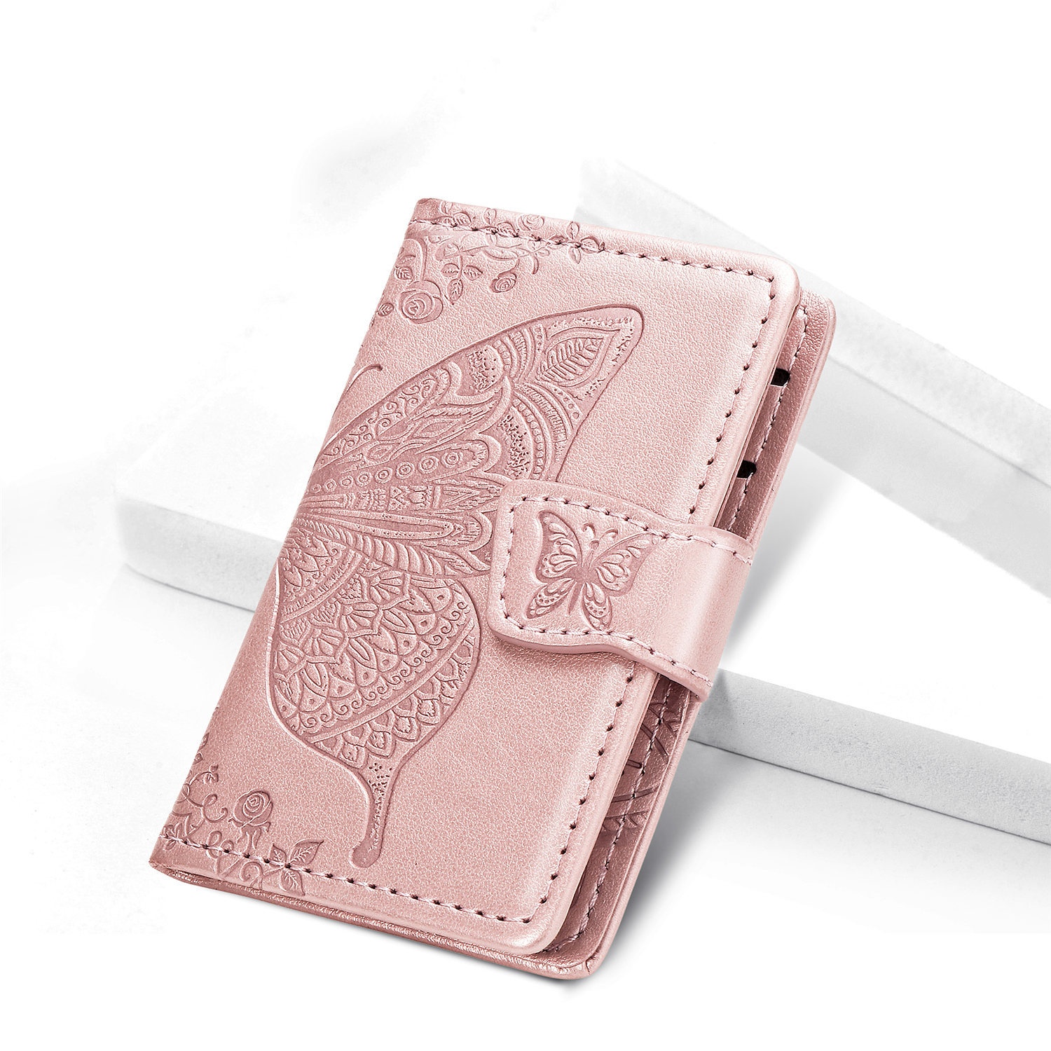 TechGlobe Foreign Trade Gift Coin Holder Universal 3M Adhesive Multi-Function Insert Embossed Phone Back Sticker Card Case_voghion.com