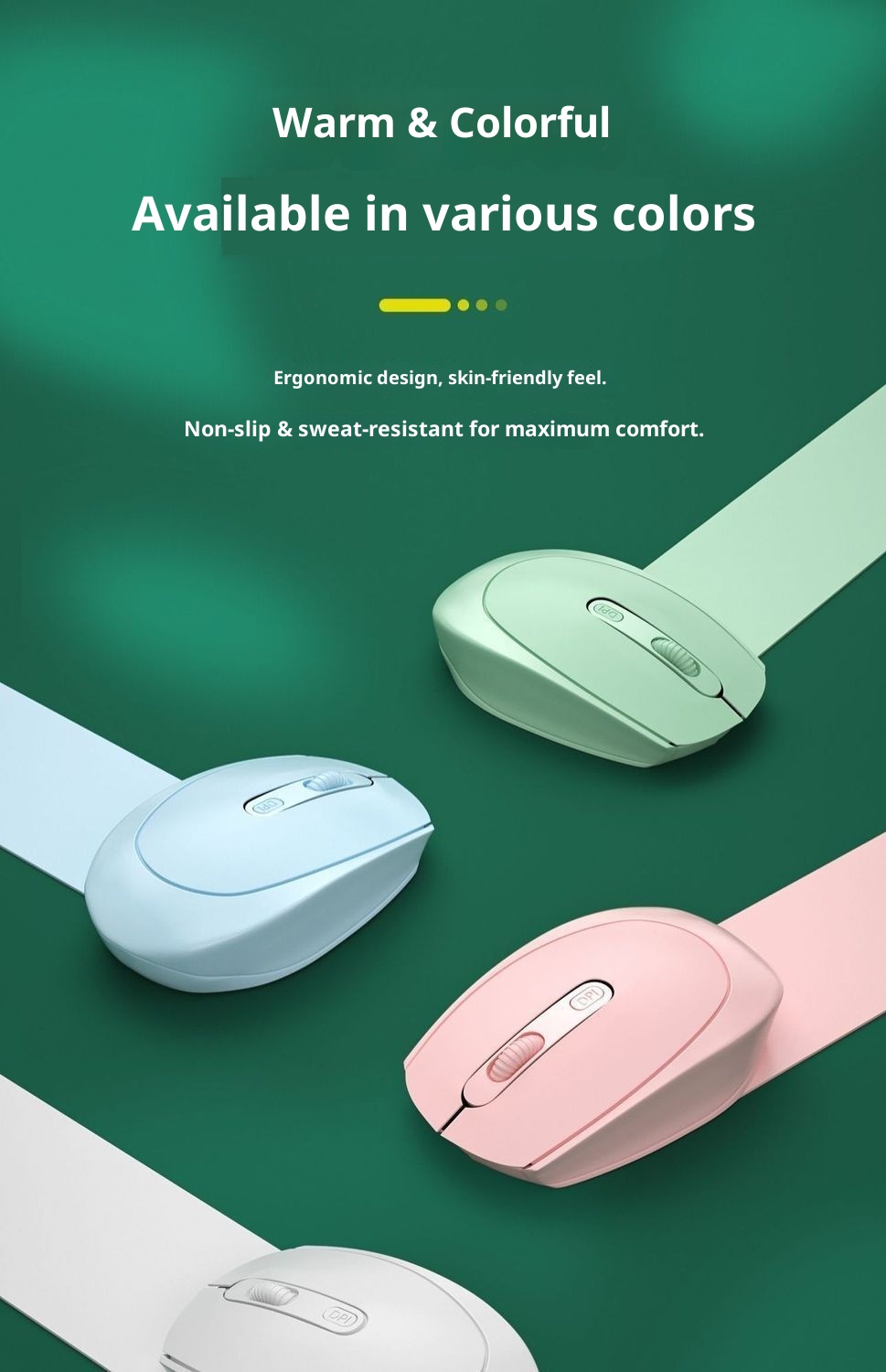 Digitex Digitex Wireless Bluetooth Silent Office Charging Universal Dual-Mode Laptop Desktop Computer Girls Gaming Mouse_voghion.com