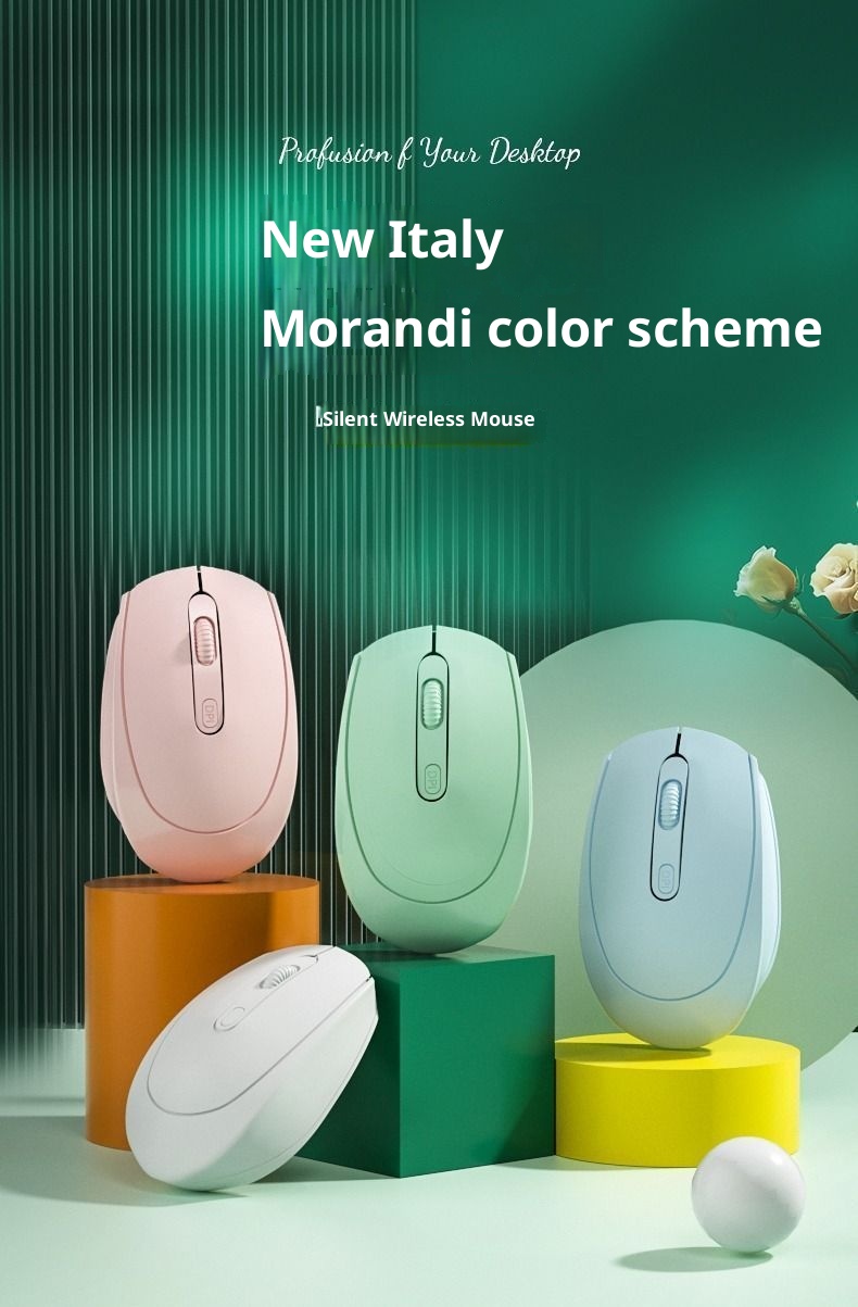 Digitex Digitex Wireless Bluetooth Silent Office Charging Universal Dual-Mode Laptop Desktop Computer Girls Gaming Mouse_voghion.com