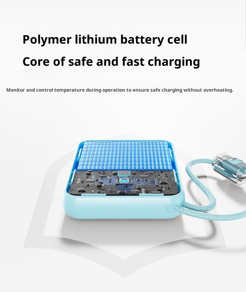 techglobe 22.5W Super Fast Charging Power Bank 10000mAh Digital Display Gift Lightweight Mini Portable Charger Custom_voghion.com