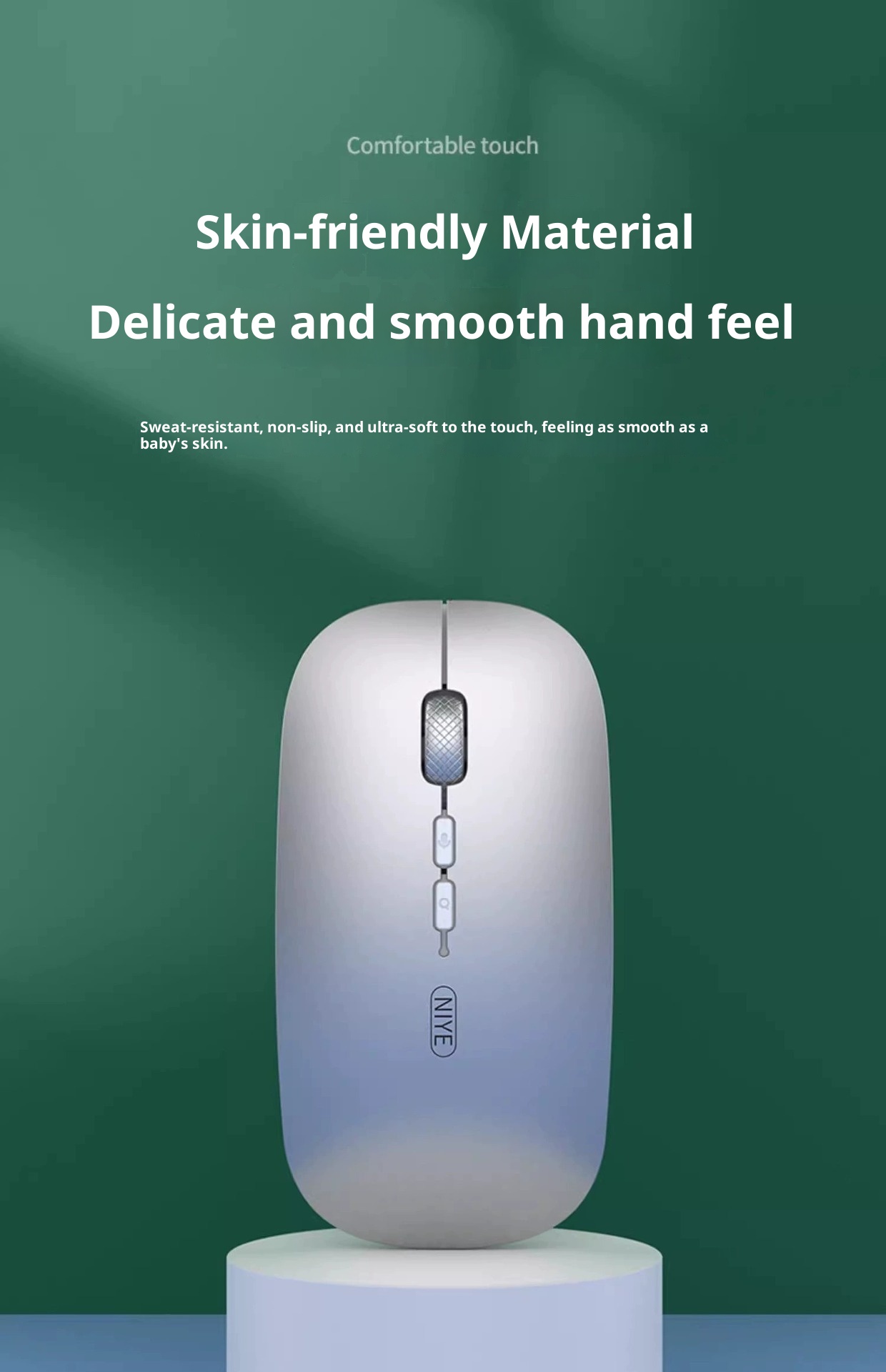 Digitex Digitex AI Smart Wireless Bluetooth Mouse Voice Control Input Text Translation Rechargeable USB Connection To Computer_voghion.com