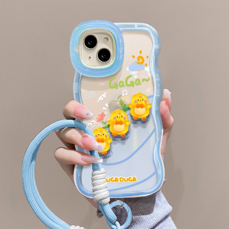 TechGlobe Plüsch-Schlüsselanhänger „Kleine gelbe Ente“, kompatibel mit iPhone 16, 15 Pro Max, Handyhülle 14 und Xiaomi 13 (Silikon)_voghion.com