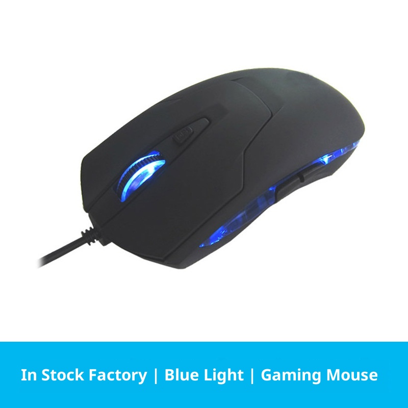 Techglobe Manufacturer Wholesale Computer Accessories Blue Light Emitting Type C Office Wired Gaming Mouse_voghion.com