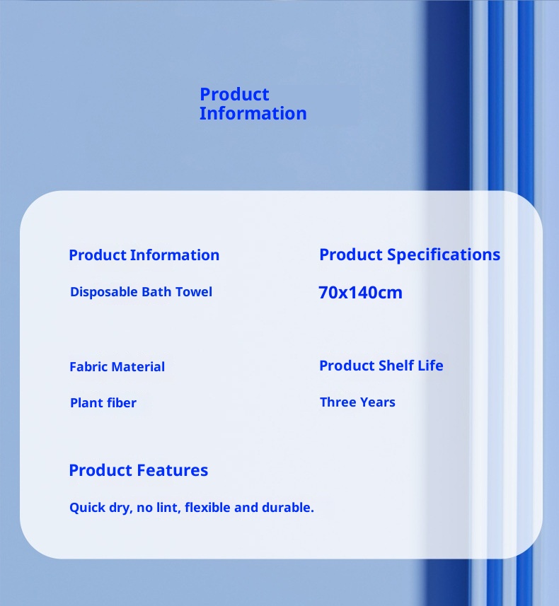 Lillian Einweg-Badetücher, Großhandel, verdickt, vergrößert, Reise-Hotel-Handtücher, tragbar, für Hotels und Reisende, doppelt verwendbar für trockene und nasse Anwendung,_voghion.com