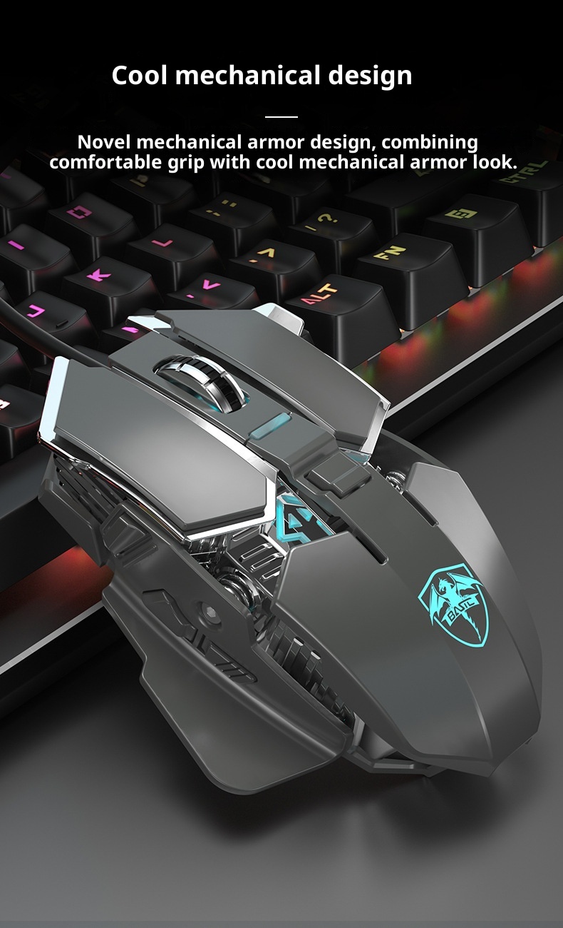 Digitex Digitex Benro Optik Mekanik Fare Kablolu Kablosuz 2.4G Ev Oyun Ofis Masaüstü Dizüstü Bilgisayar_voghion.com