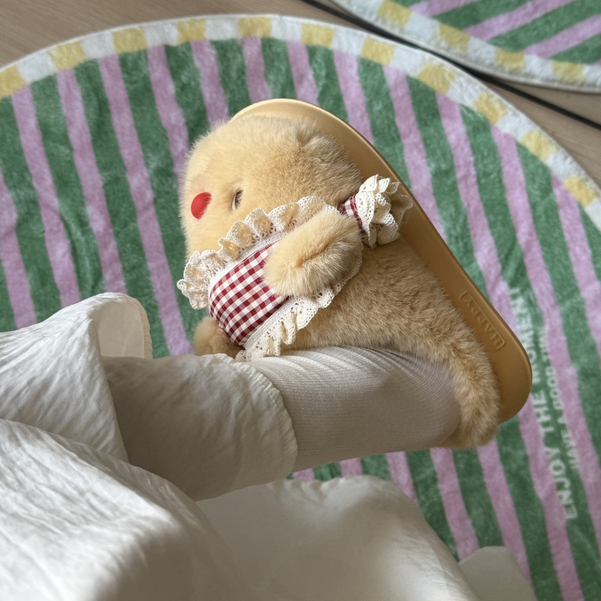 Zees Hot-Selling Bear Cotton For Women, Autumn And Warm Slippers, Winter Indoor Home Plush Slippers_voghion.com