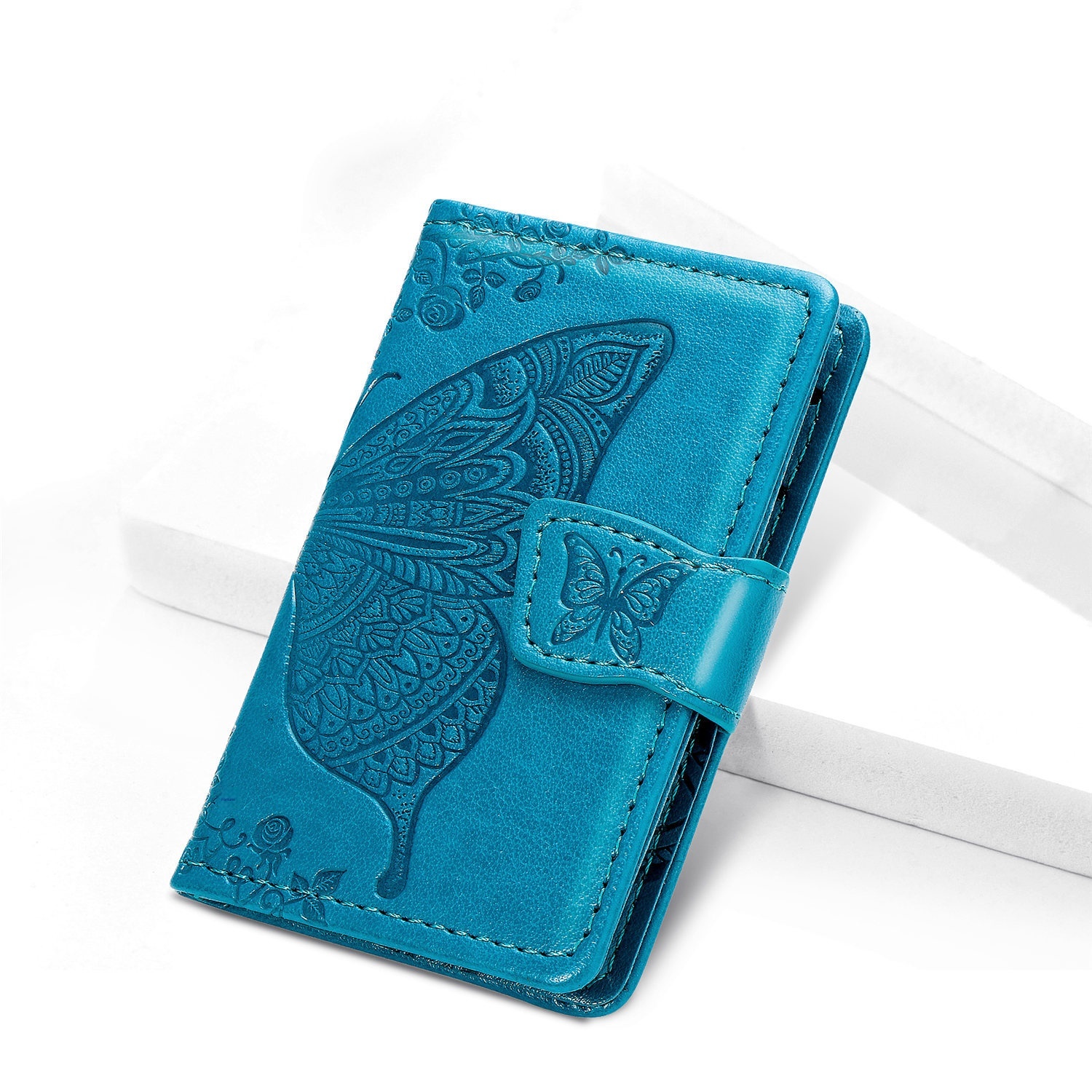 TechGlobe Foreign Trade Gift Coin Holder Universal 3M Adhesive Multi-Function Insert Embossed Phone Back Sticker Card Case_voghion.com