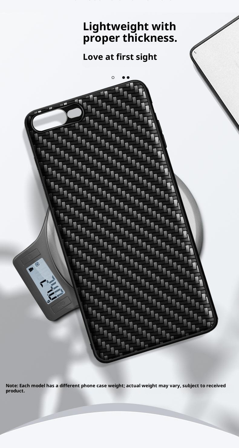 Custodia compatibile con iPhone 7, SE, Kevlar, SE2, fibra di carbonio, 8 Plus, Seven Eight, Three Men di TechGlobe_voghion.com