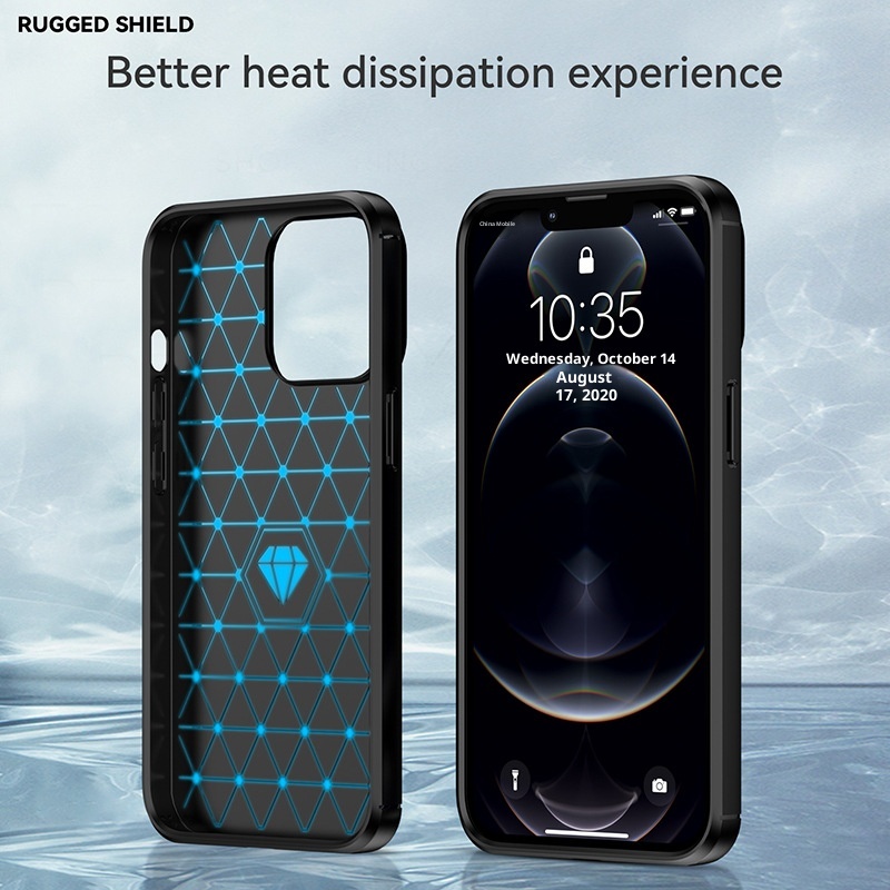 TechGlobe Suitable For Max Phone Case IPhone 13 Pro Protective Cover Full Coverage Anti-drop Brushed TPU_voghion.com