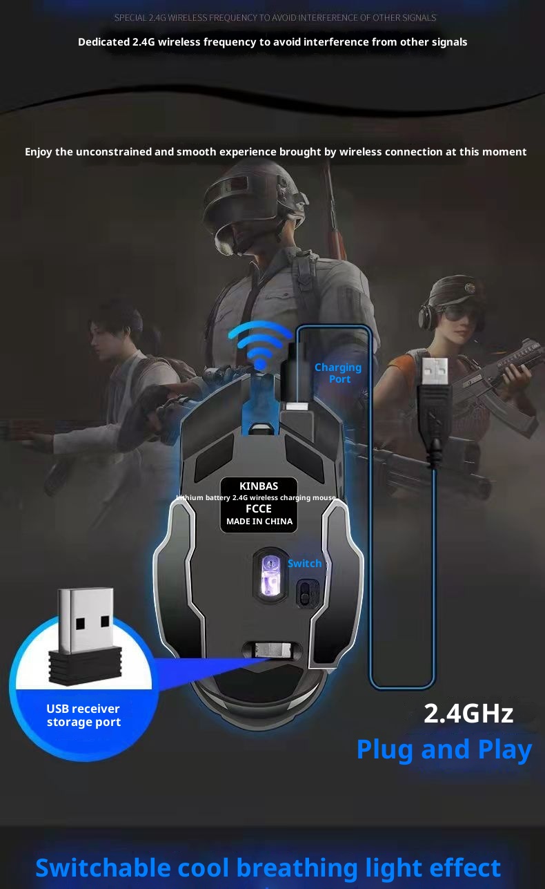 Mouse wireless Digitex Hot Wheels, silenzioso, con suono e rumore, per giochi e-sport, ricaricabile, luminoso, per ufficio, direttamente dalla fabbrica_voghion.com