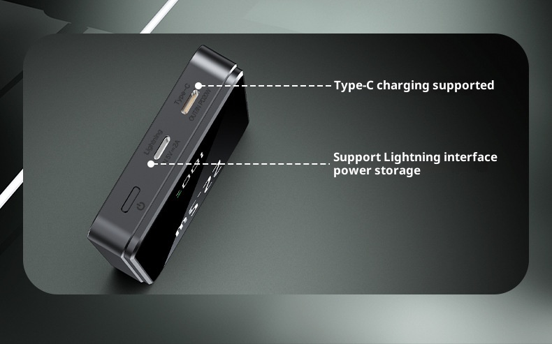 TechGlobe 22.5W Bank 20000mAh 10000 Mobile Power Fast Charging Digital Display Portable Wireless_voghion.com