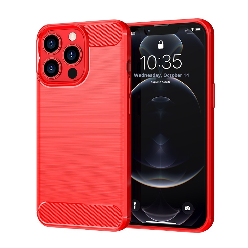TechGlobe Suitable For Max Phone Case IPhone 13 Pro Protective Cover Full Coverage Anti-drop Brushed TPU_voghion.com