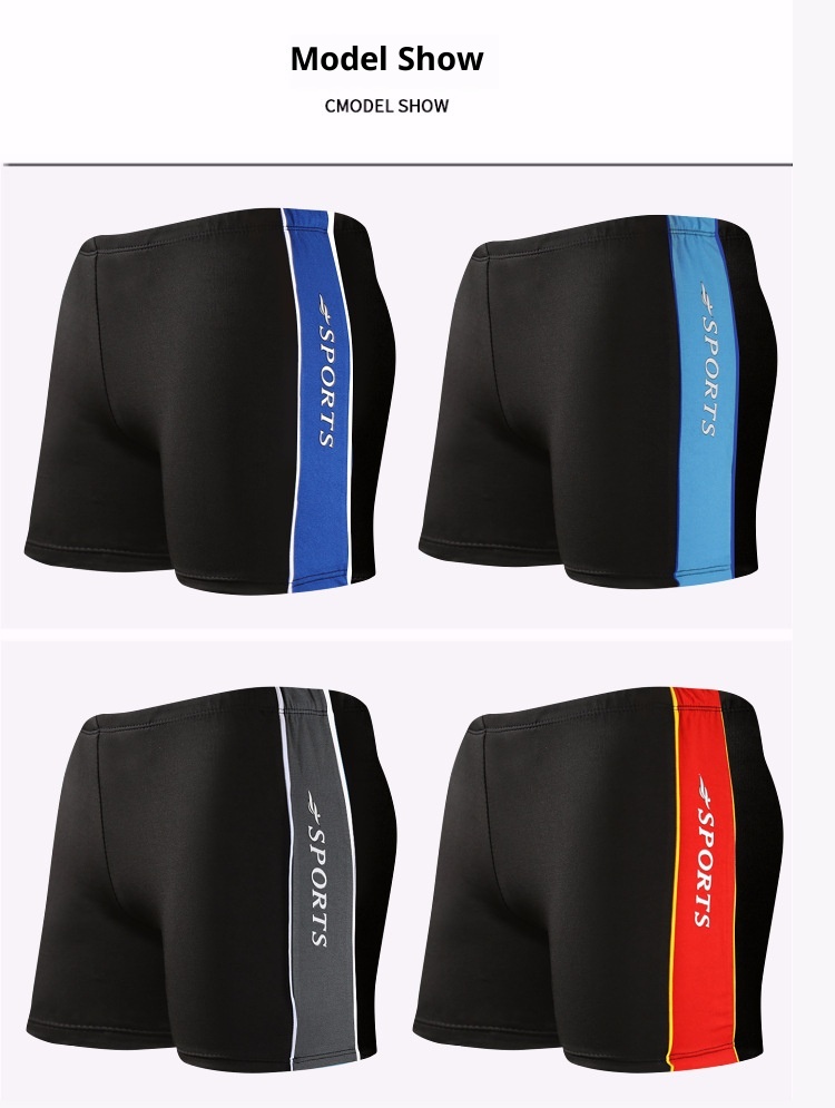 001 Men Plus Size 100kg Wearable Adult Fashion Comfortable Loose Boxer Swim Trunks Factory Direct Sale_voghion.com