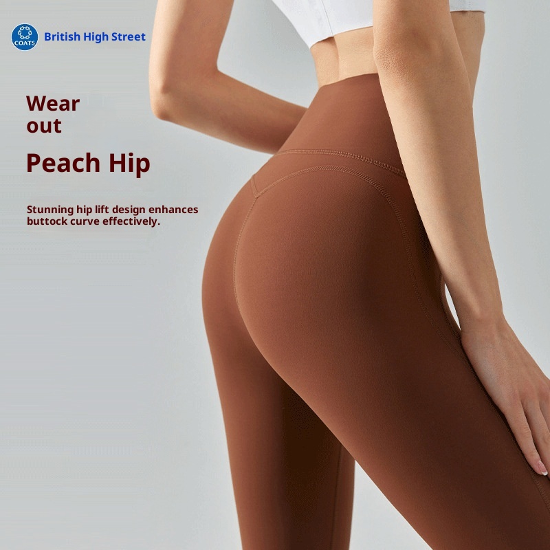 Legging de yoga Nulux haute résistance pour femme, idéal pour l'été. Tissu fin et gainant, taille haute, respirant et hautement élastique._voghion.com