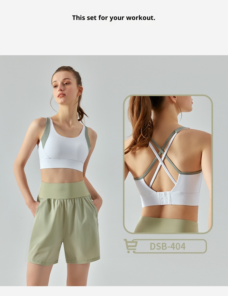 Letnie, proste, sportowe spodnie damskie, pięciopunktowe, luźne, oddychające, z wysokim stanem i kieszenią boczną wyszczuplającą brzuch_voghion.com