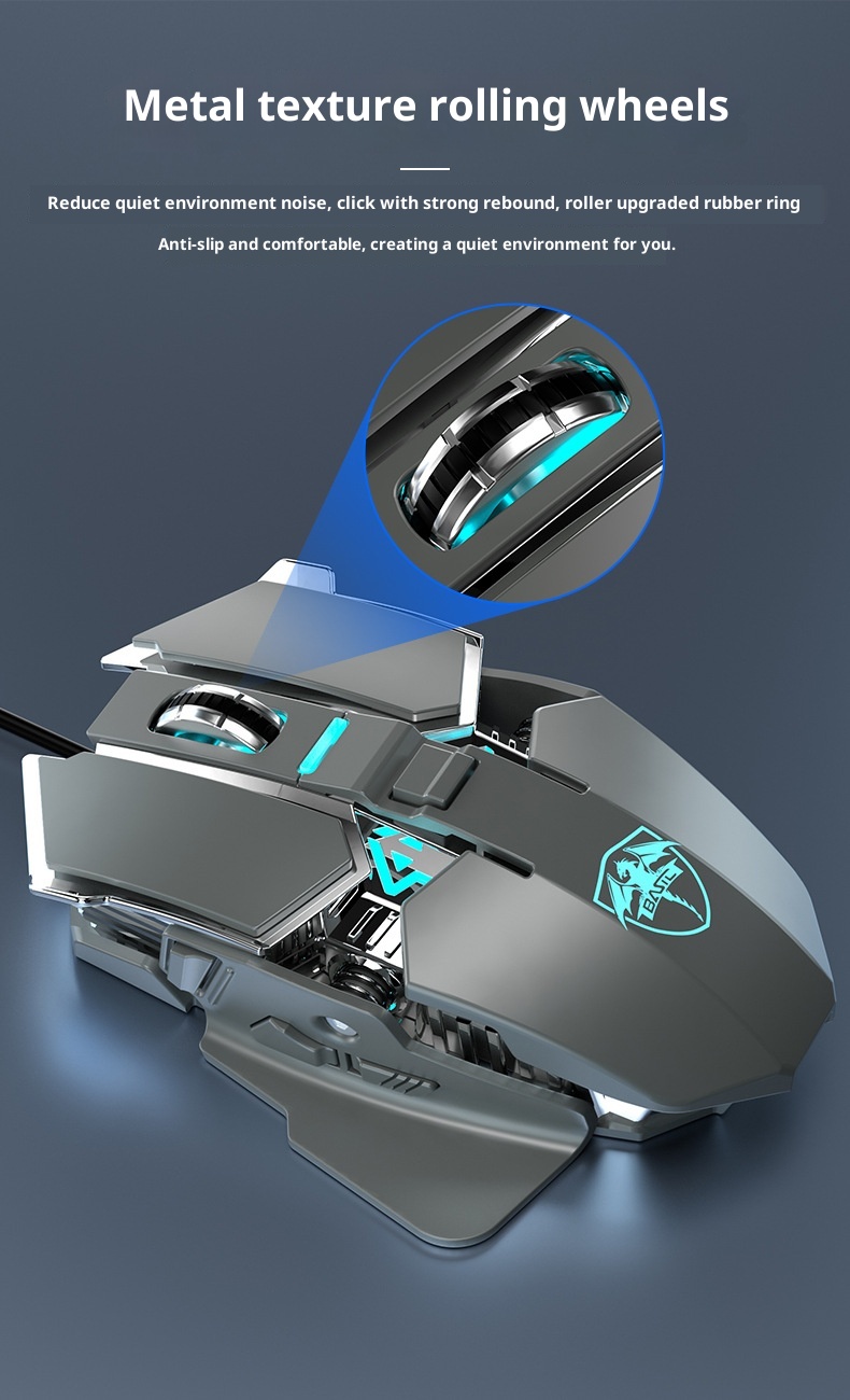 Digitex Digitex Benro Optik Mekanik Fare Kablolu Kablosuz 2.4G Ev Oyun Ofis Masaüstü Dizüstü Bilgisayar_voghion.com