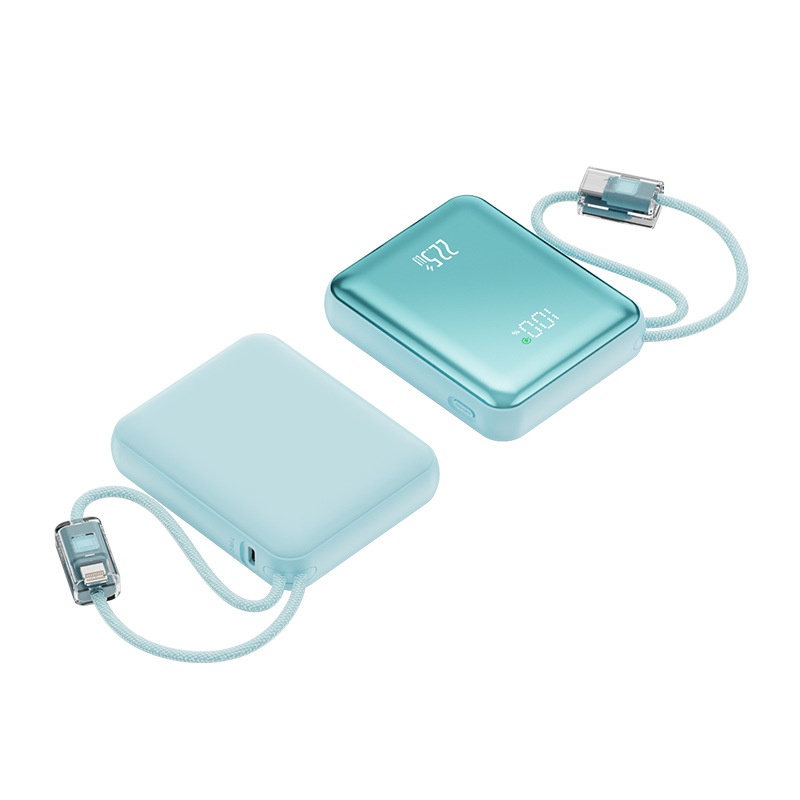 techglobe 22.5W Super Fast Charging Power Bank 10000mAh Digital Display Gift Lightweight Mini Portable Charger Custom_voghion.com