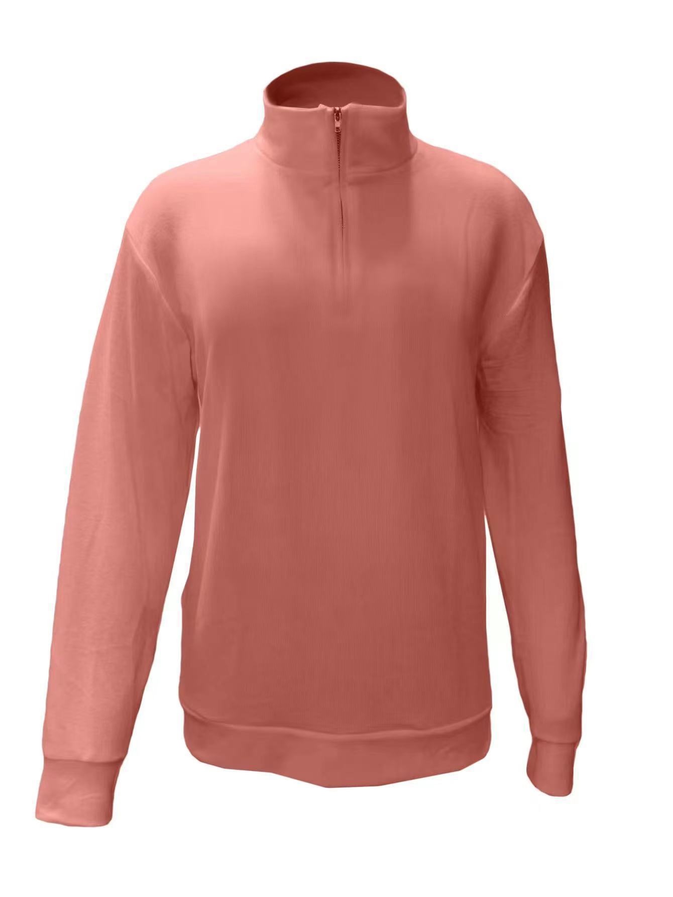 Erkek Çocuk Erkek Çocuk 2023 Yeni Yarım Fermuarlı V Yaka Örme Erkek Günlük Kazak Polo Tişört Toptan_voghion.com