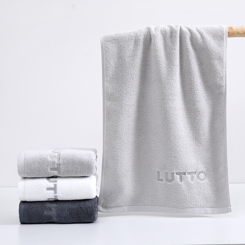 Lillian Hotel Pure Cotton Face Wash Home Use Men's All-Cotton Adult Couple High-Grade Non-Shedding Gift Bath Towel_voghion.com