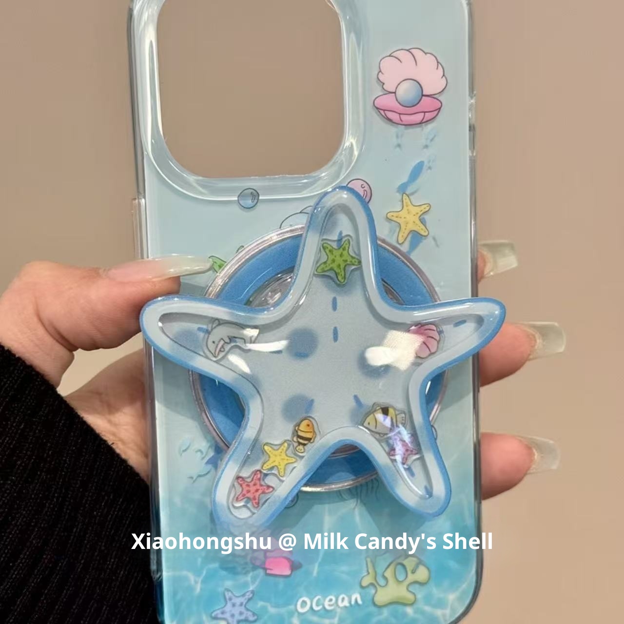 TechGlobe Divertente Medusa Subacquea Piccola Custodia per Telefono Compatibile con iPhone 16 Max 15 Pro 14 Magnetica 13_voghion.com