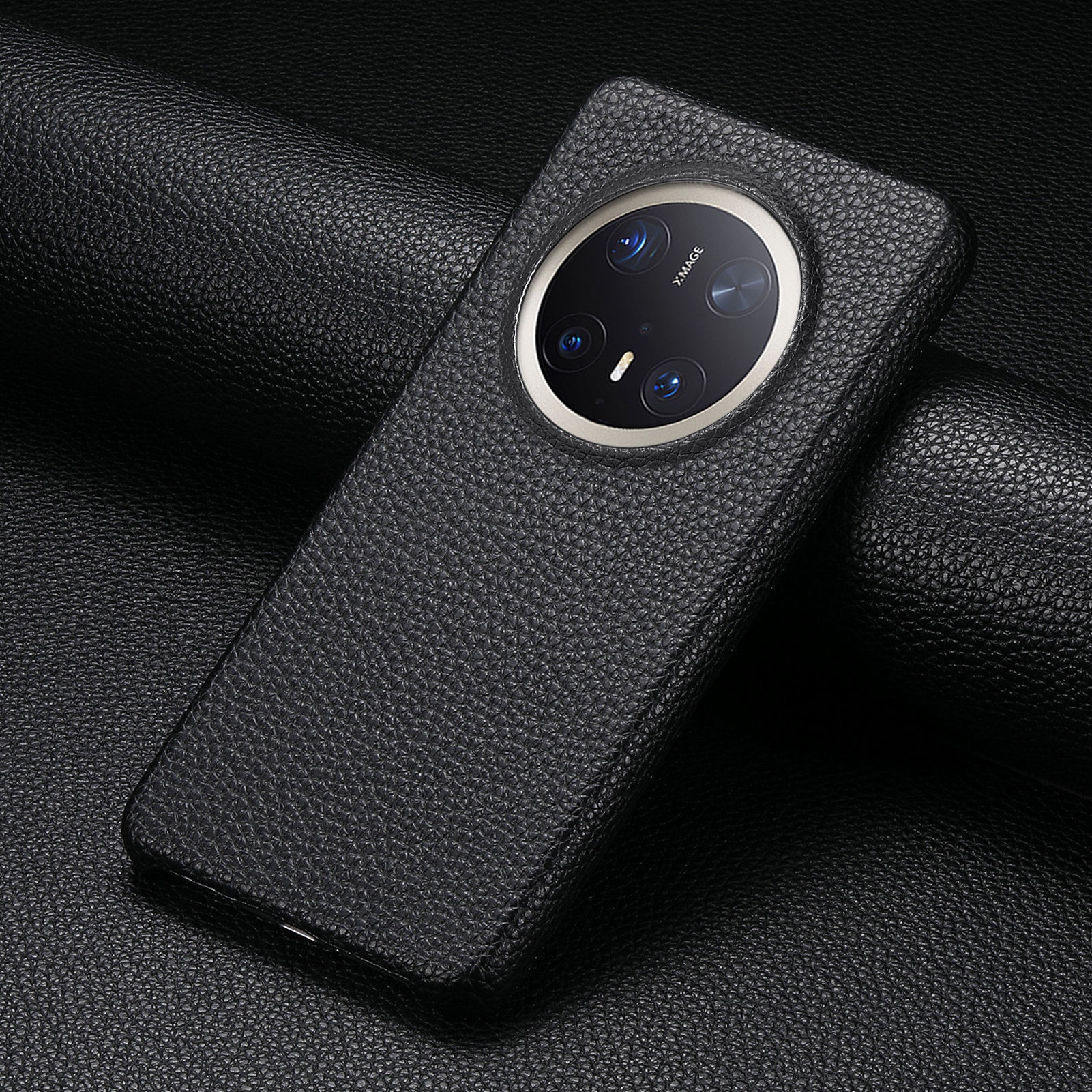 TechGlobe Hochwertiges Lych-Grain-Glattleder, hautfreundlich, kompatibel mit Mat70, groß, stoßfest_voghion.com