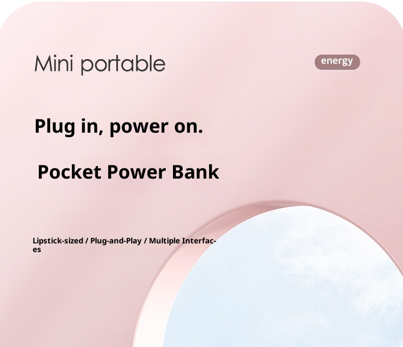 techglobe Mini-Bank mit großer Kapazität, Schnellladefunktion, tragbar für den Außenbereich, digitales Display, mobile Stromversorgung mit mehreren Schnittstellen_voghion.com