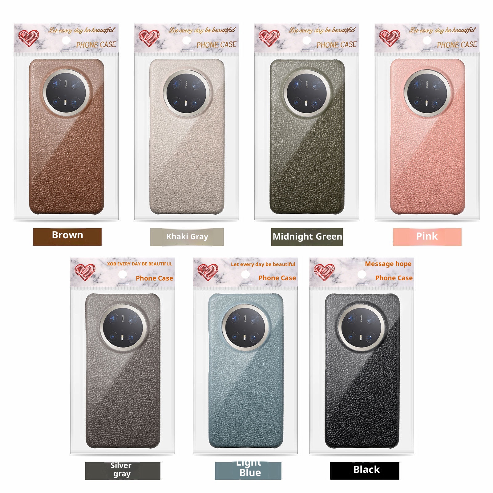 TechGlobe Hochwertiges Lych-Grain-Glattleder, hautfreundlich, kompatibel mit Mat70, groß, stoßfest_voghion.com