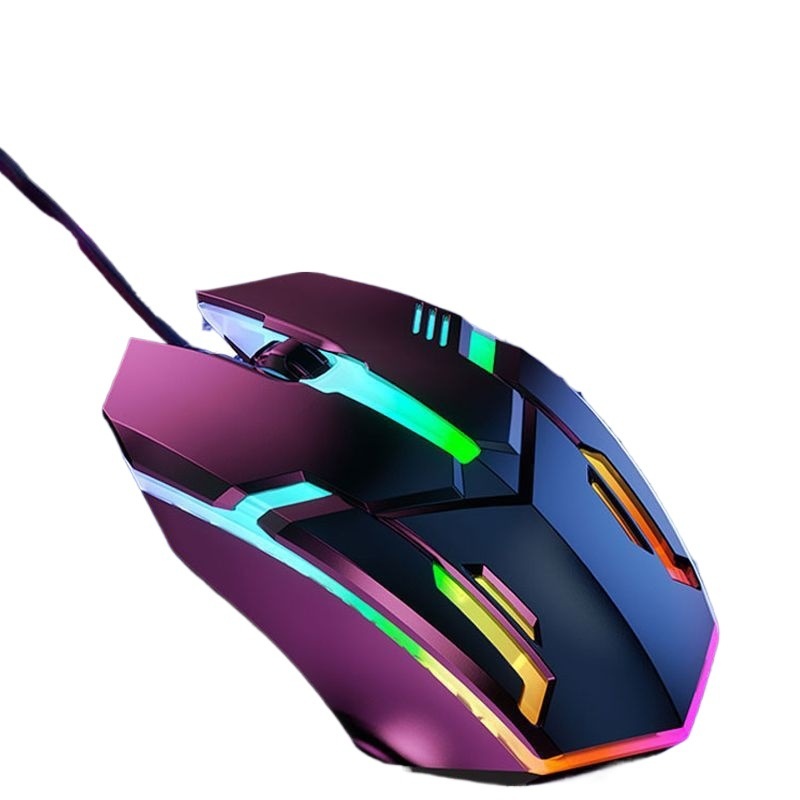 Digitex Digitex Wired Universal Laptop USB Office Business Gaming Colorful Glowing Mouse Bulk_voghion.com