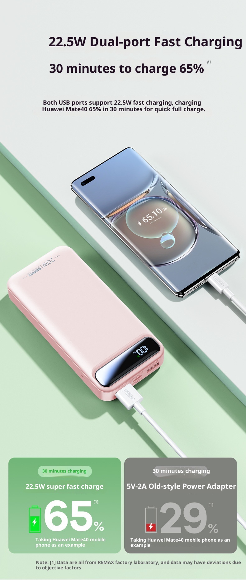 TechGlobe Remax Lightweight Portable 30000mAh Large Capacity Fast Charging Mobile Bank With Power Level Display And 3C_voghion.com