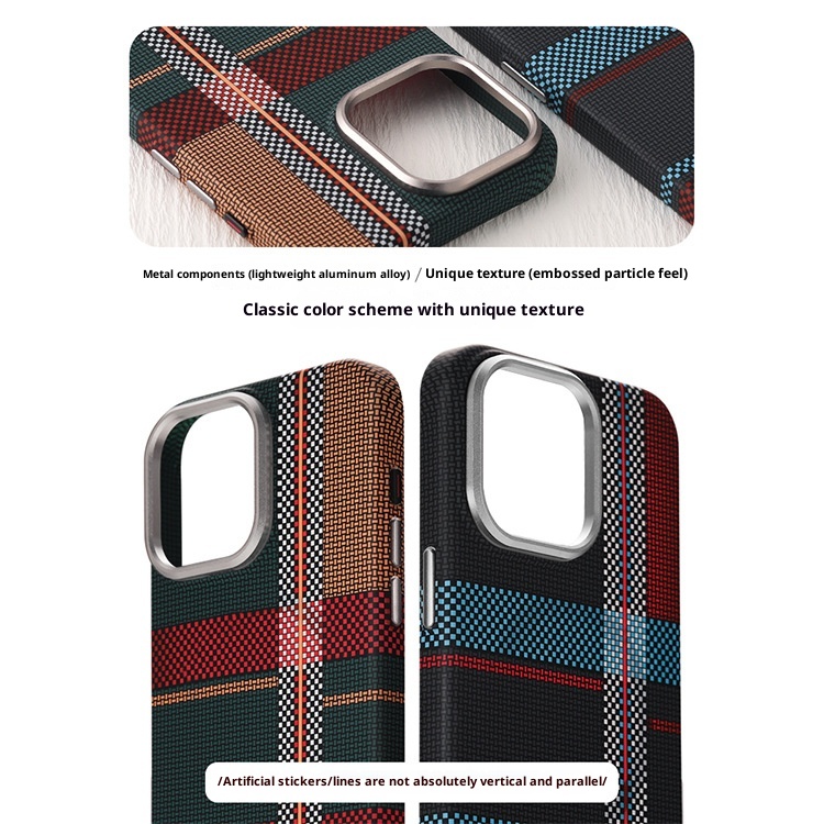 Capa TechGlobe compatível com iPhone 16 Pro Max, magnética, em Kevlar com textura de fibra de carbono, para iPhone 15, com toque suave e resistente a impactos._voghion.com