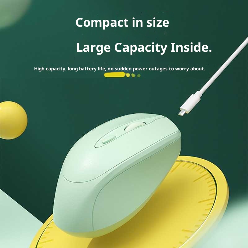 Digitex Digitex Wireless Bluetooth Silent Office Charging Universal Dual-Mode Laptop Desktop Computer Girls Gaming Mouse_voghion.com