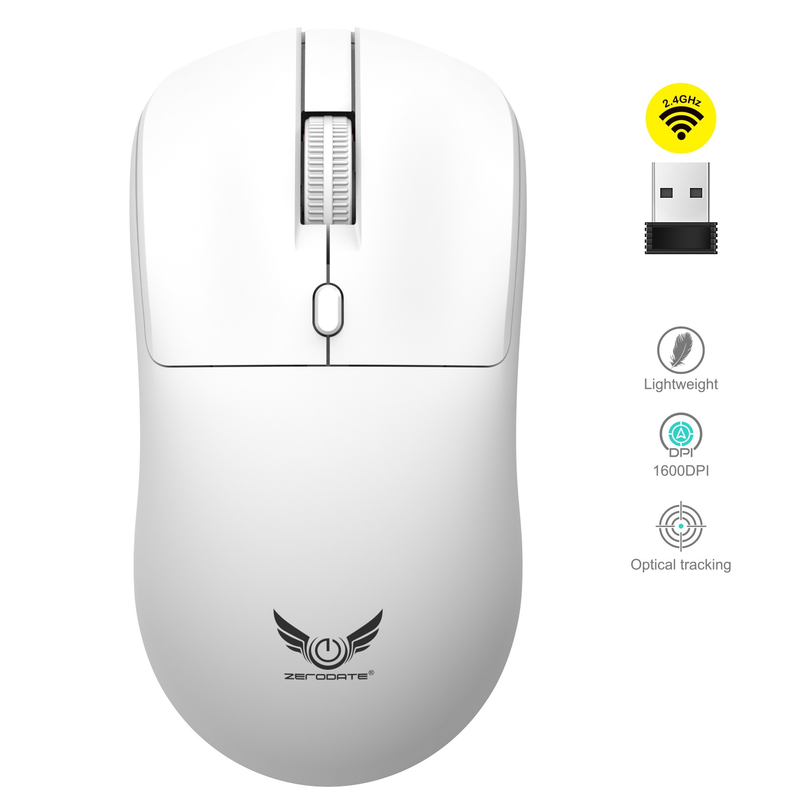 Mouse wireless leggero con batteria, pulsante audio, 2,4 G T2, tre livelli DPI, disponibile in magazzino Techglobe Factory_voghion.com